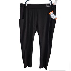 Briggs Pull-on Comfort Waist Slim Leg Pants Sz XXL Black NEW